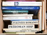 a box full of books that are sitting on a table