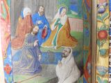 a picture of a painting on the wall of a church