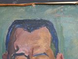 a painting of a man in a suit and tie
