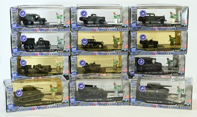 SOLIDO, fond de magasin, carton complet de 12 véhicules militaires édi - Photo 1