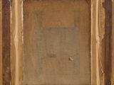 an image of a painting of a square in a wooden frame
