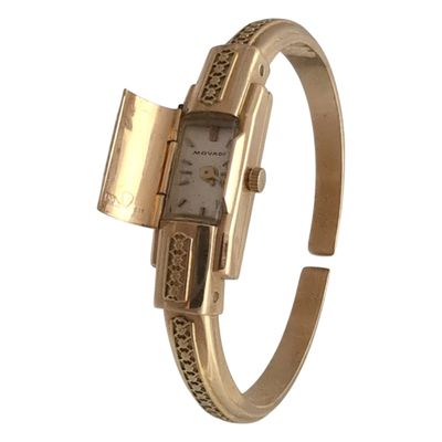 MOVADO MONTRE bracelet de dame en or jaune Poids brut 14,8 g… - Photo 1