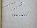 an old book with a handwritten title on the front of it