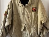 an image of a jacket hanging on a wall in a room