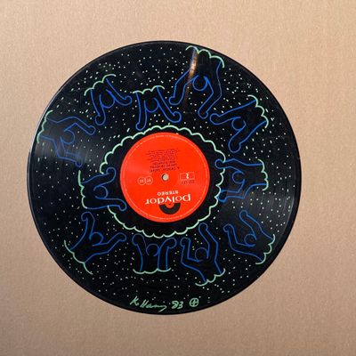 Keith Haring (1958-1990) (D'après) POLYDOR STEREO, 1983