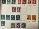 a picture of a picture of a book with stamps on it