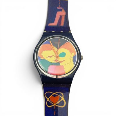 an image of a wrist watch with a cartoon character on it