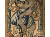 une image représentant une tapisserie sur laquelle figurent un homme et une femme