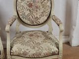 pair of antique chairs with floral upholstered upholstered upholstered upholstered upholstered upholstered upholstered upholstered uphol