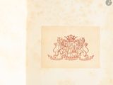 a picture of a book with a picture of a coat of arms