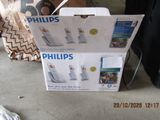 a box of philips products sitting on the floor