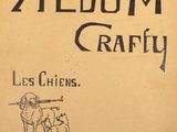 an old book with a drawing of a man on a horse