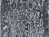 une photo en noir et blanc d'un dessin sur une feuille de papier