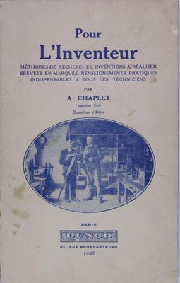 la couverture d'un livre sur laquelle figure la photo d'un homme travaillant sur une machine