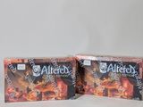 Deux boîtes d'Alego sont posées sur une table.
