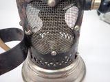 a close up of a metal object on a table