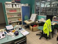 1 bureau en bois double retour (photo 3)