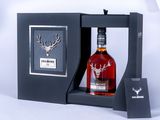 a bottle of dalmore single malt whisky in a black box