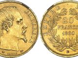 l'image d'une pièce d'or sur laquelle figure le visage d'un homme