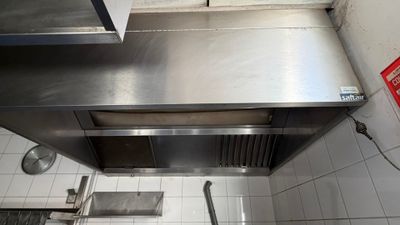 Hotte simple flux double inox
