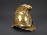 helmet of a roman soldier with a helmet on top of it