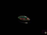 an oplite in the dark with a black background
