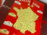 a book with a map of france on it on a table