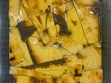 a picture of a picture of a burnt piece of glass
