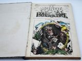 un vieux livre avec la photo d'un homme en costume-cravate