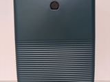 an image of a blue suitcase sitting on top of a table