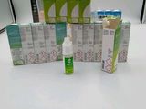 many boxes of medicine and a bottle of liquid on the table