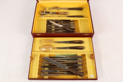 many different types of knives in a case