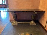 a table that is sitting in the middle of a room