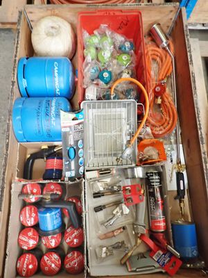 a box full of assorted items that are in the box
