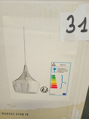 @@@ 1 suspension métal effet MARBRE diamètre 19 - NEUF EN CA…