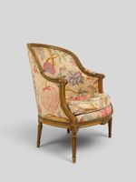 Paire de bergères gondoles, assise enveloppante, accotoirs à… (photo 5)