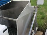 a washing machine and a dryer in a yard