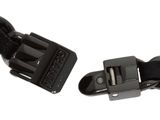 a black belt with a buckle on it and a black belt with a buckle on it