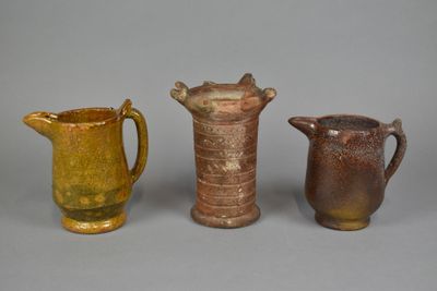MAROC, début XXe siècle - Vase berbère en terre cuite à déco…