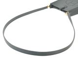 louis vu vu vu bag in grey leather with gold hardware