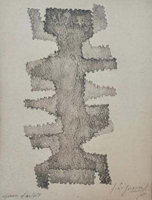 un vieux dessin représentant un arbre aux nombreuses branches
