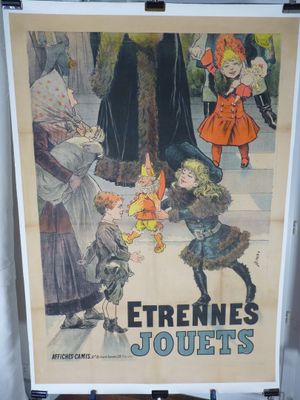 affiche française pour enfants représentant la fée française « Eternnes Jouets »
