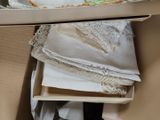 a box full of food that is sitting on a table