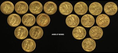 gold coins are arranged in the shape of a world map