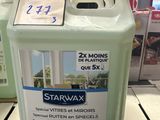 a bottle of starwax on display in a store