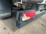 a close up of the rear end of a truck