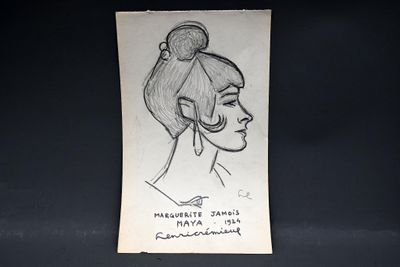 Henri CRÉMIEUX (début XXe) - Portrait de Marguerite Jamois, …