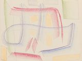 an image of a drawing of a car with a lot of colors on it