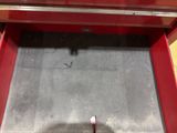 a small insect that is sitting in a red drawer