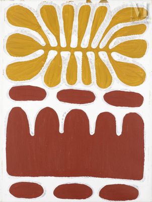 une image représentant un tableau d'un vase contenant une fleur